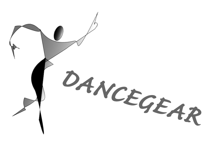 Dancegear logo showing abstract dancer